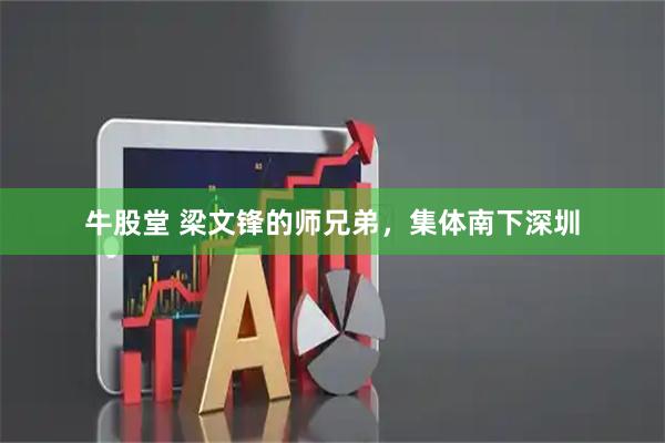 牛股堂 梁文锋的师兄弟，集体南下深圳